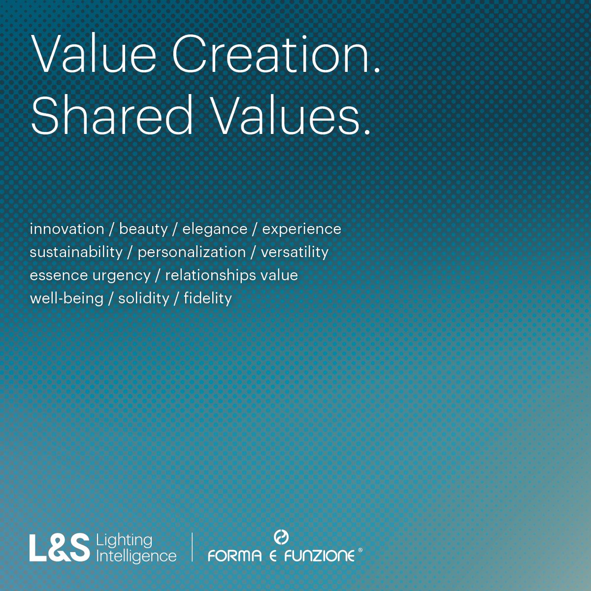 value creation. shared values.